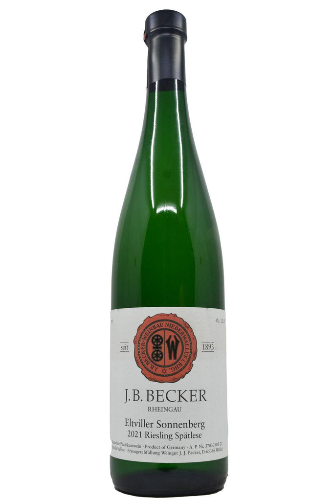 Bottle of J.B. Becker Riesling Rheingau Eltviller Sonnenberg Spatlese 2021-White Wine-Flatiron SF