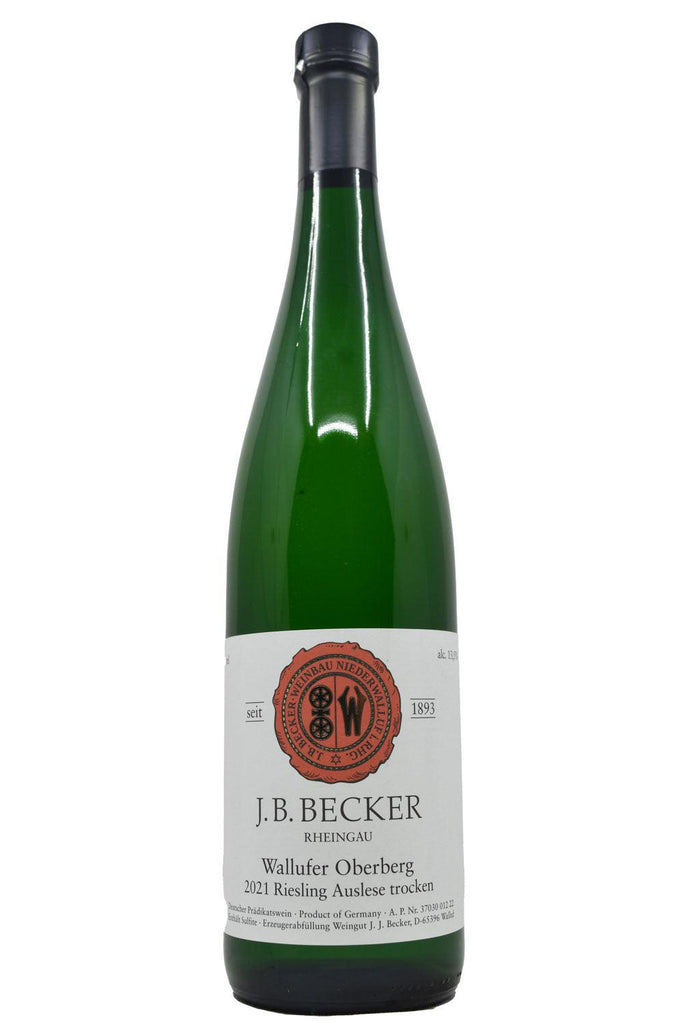 Bottle of J.B. Becker Riesling Rheingau Wallufer Oberberg Auslese Trocken 2021-White Wine-Flatiron SF
