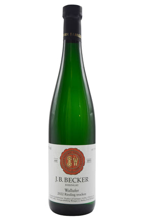 Bottle of J.B. Becker Riesling Trocken Wallufer 2022-White Wine-Flatiron SF