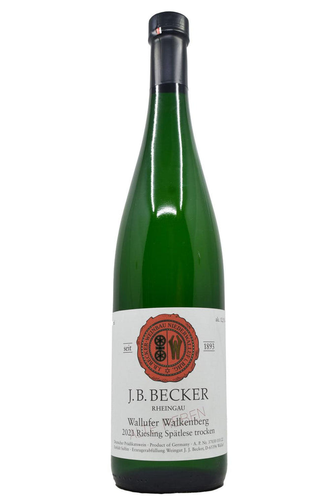Bottle of J.B. Becker Riesling Wallufer Walkenberg Spatlese Trocken 2021-White Wine-Flatiron SF