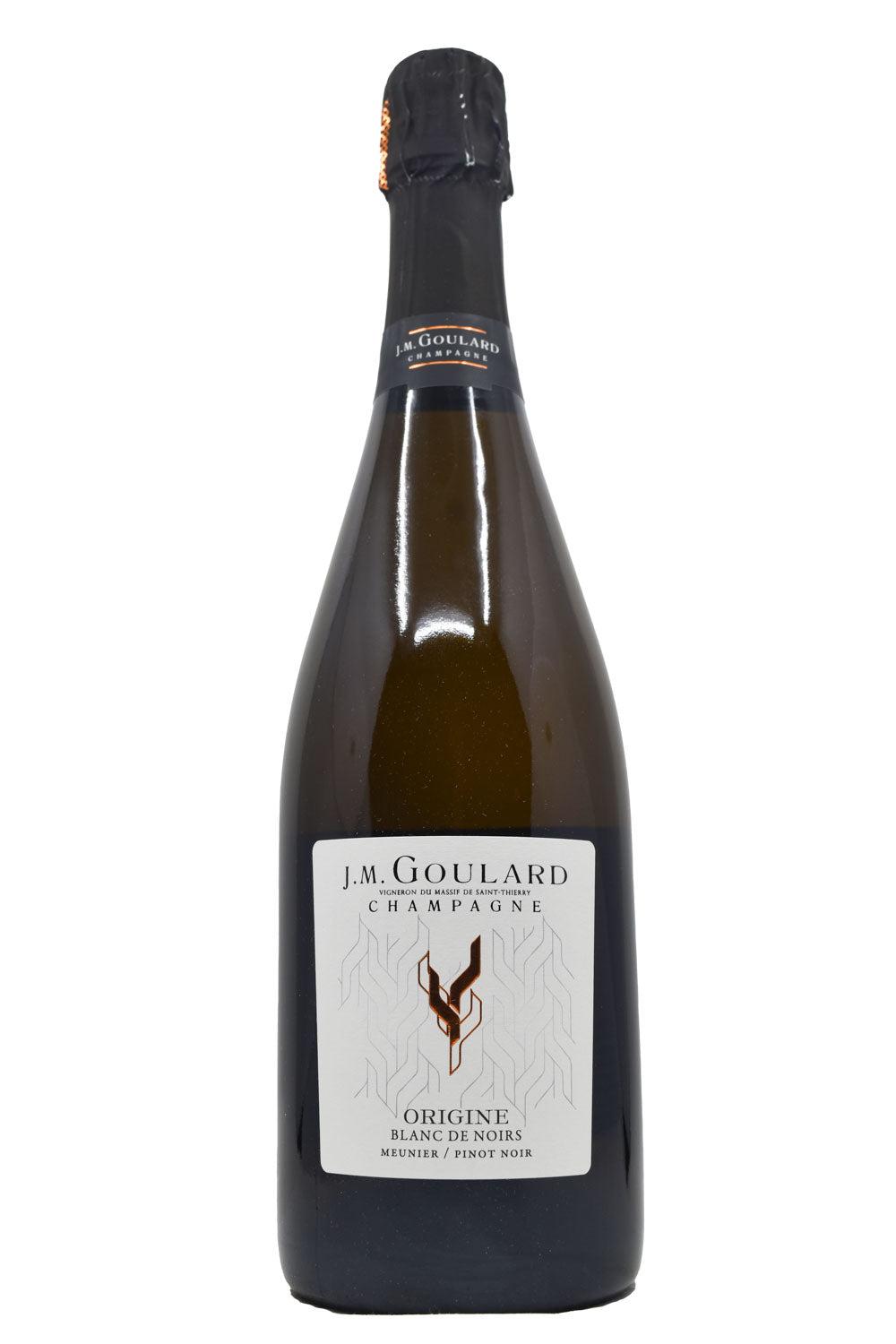 Bottle of J.M. Goulard Champagne Blanc de Noir Extra Brut Origine NV-Sparkling Wine-Flatiron SF
