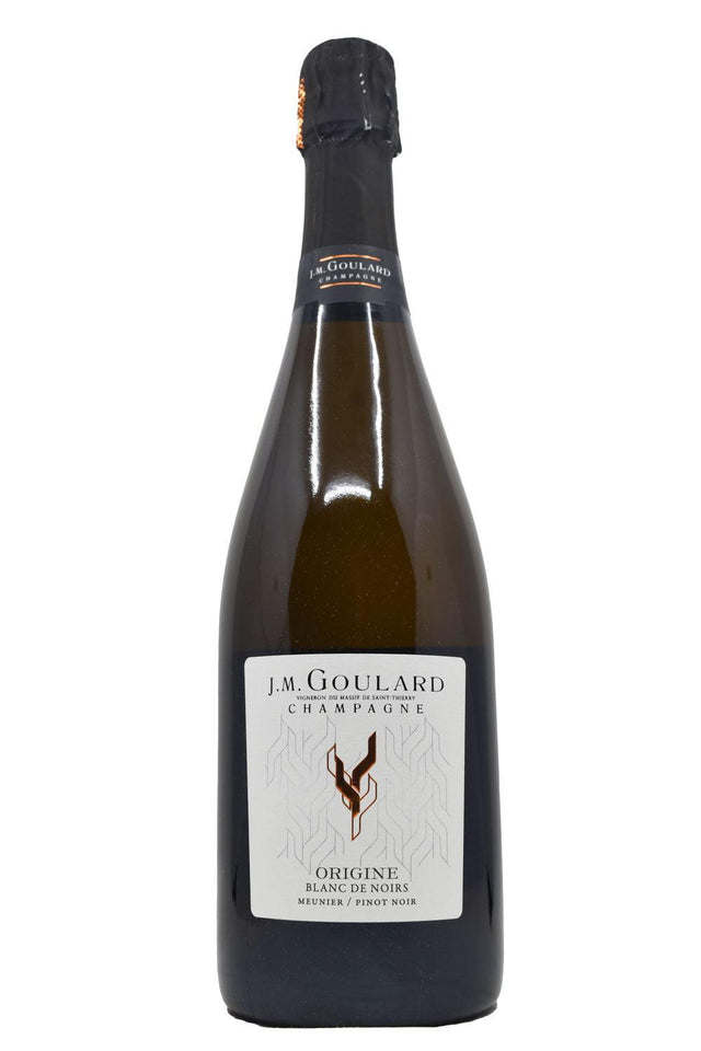 Bottle of J.M. Goulard Champagne Blanc de Noir Extra Brut Origine NV-Sparkling Wine-Flatiron SF