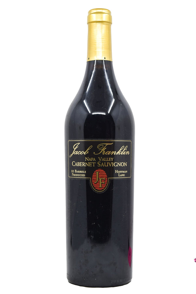 Bottle of Jacob Franklin Napa Valley Cabernet Sauvignon Hoffman Lane 2010-Red Wine-Flatiron SF