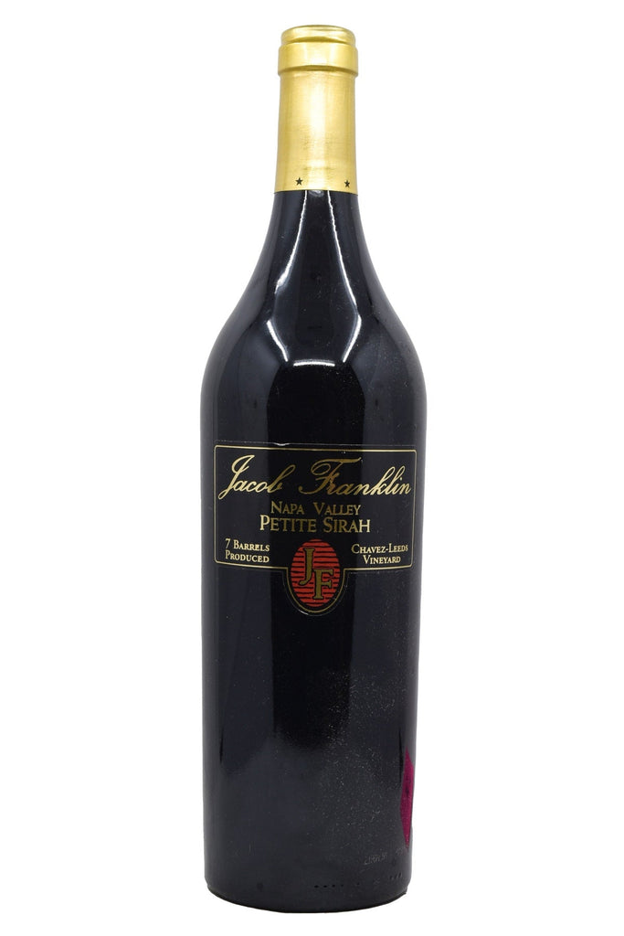 Bottle of Jacob Franklin Napa Valley Petite Sirah Chavez-Leeds Vineyard 2014-Red Wine-Flatiron SF