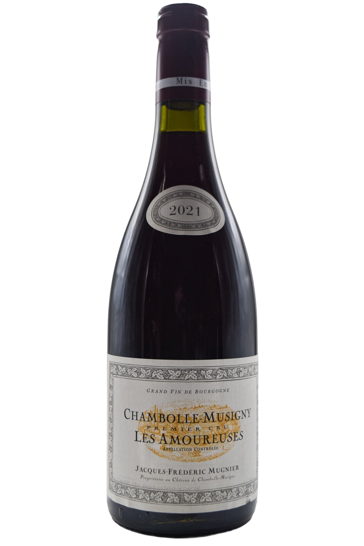 Bottle of Jacques-Frederic Mugnier Chambolle Musigny 1er Cru Les Amoureuses 2021 [NET]-Red Wine-Flatiron SF
