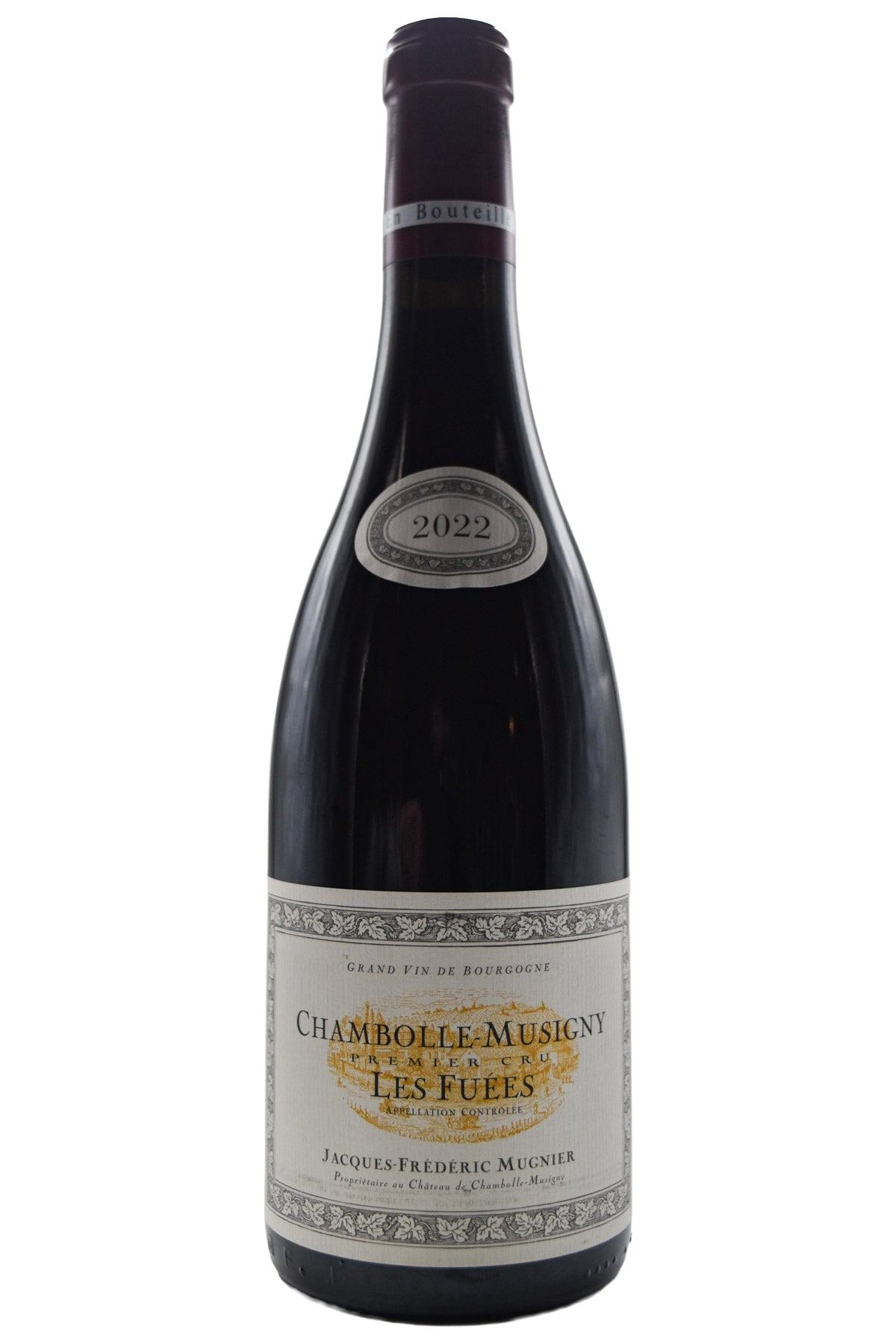 Bottle of Jacques-Frederic Mugnier Chambolle Musigny 1er Cru Les Fuees 2022 [NET]-Red Wine-Flatiron SF