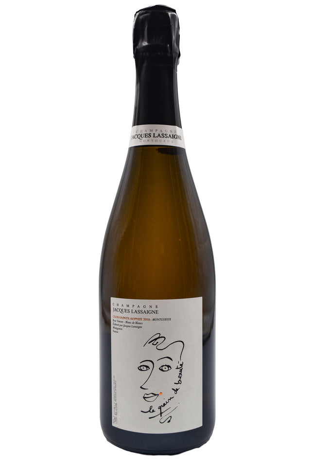Bottle of Jacques Lassaigne Champagne BdB Brut Nature Le Grain de Beaute 2018-Sparkling Wine-Flatiron SF
