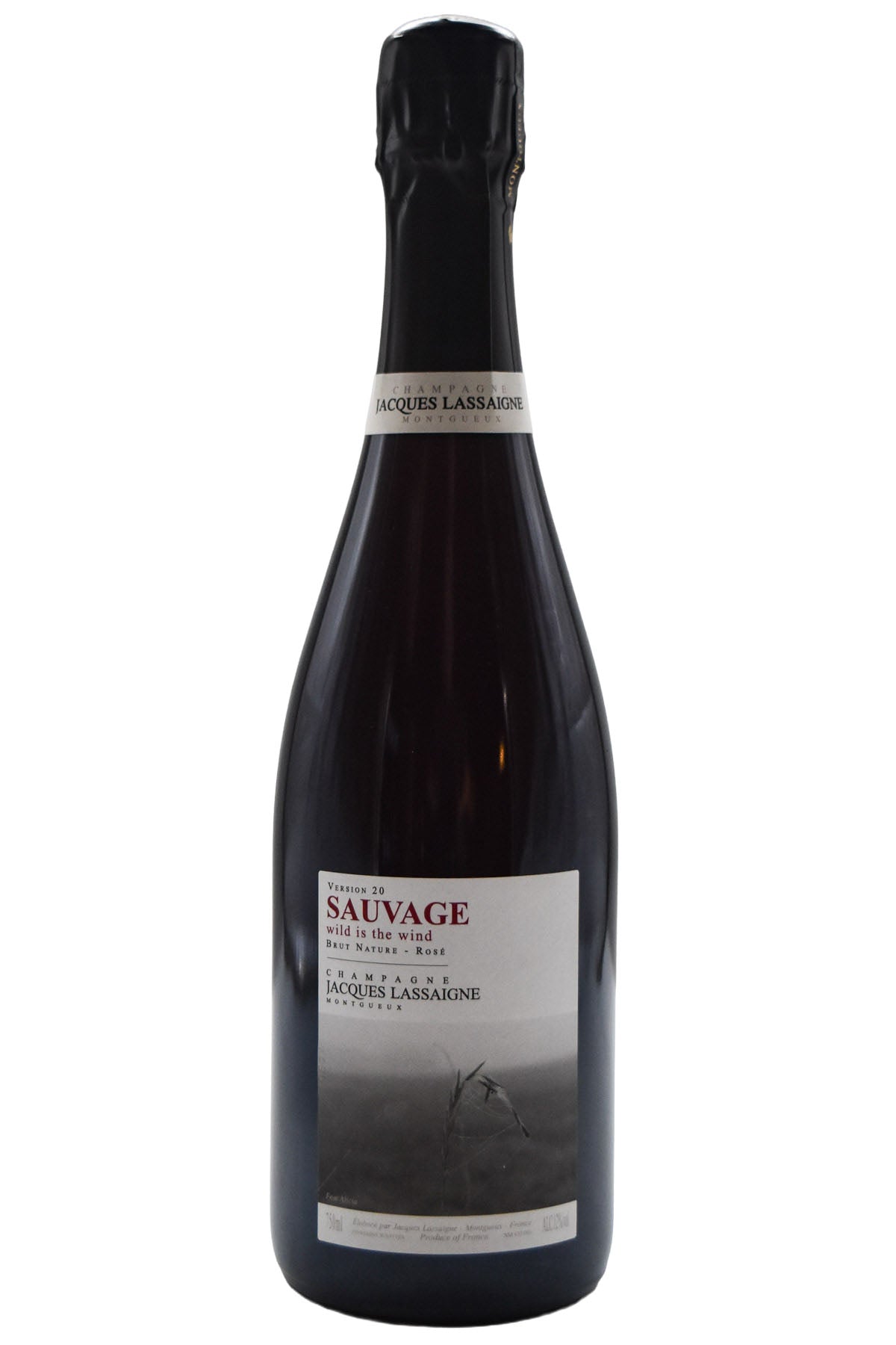 Jacques Lassaigne Champagne Brut Nature Rose Sauvage NV