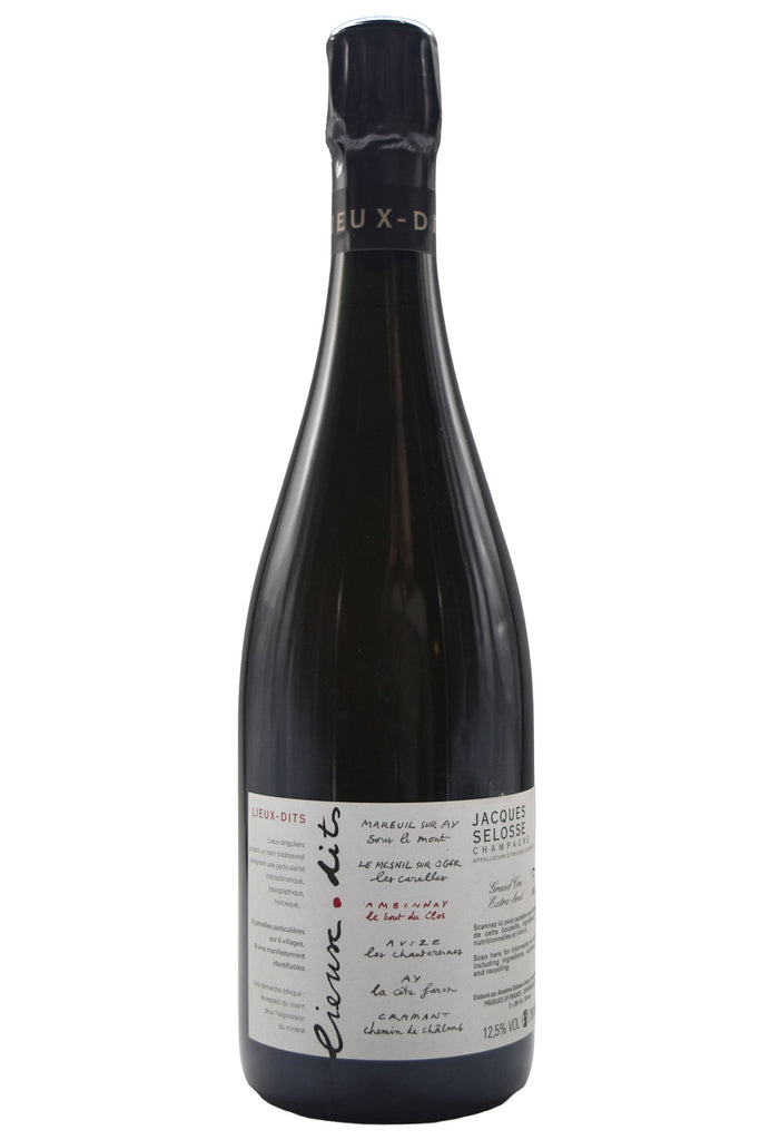 Bottle of Jacques Selosse Champagne Grand Cru Ambonnay Lieux-dits Le Bout du Clos [Disg 02/25) NV-Sparkling Wine-Flatiron SF