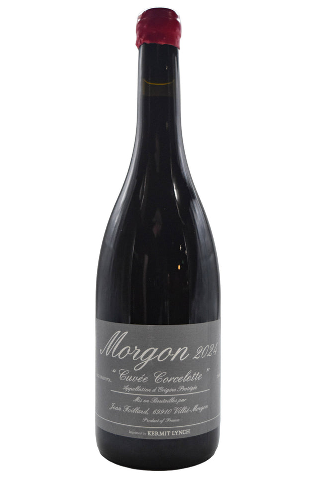 Bottle of Jean Foillard Morgon Corcelette 2024-Red Wine-Flatiron SF