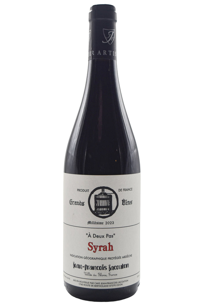 Bottle of Jean-Francois Jacouton Syrah A Deux Pas 2023-Red Wine-Flatiron SF
