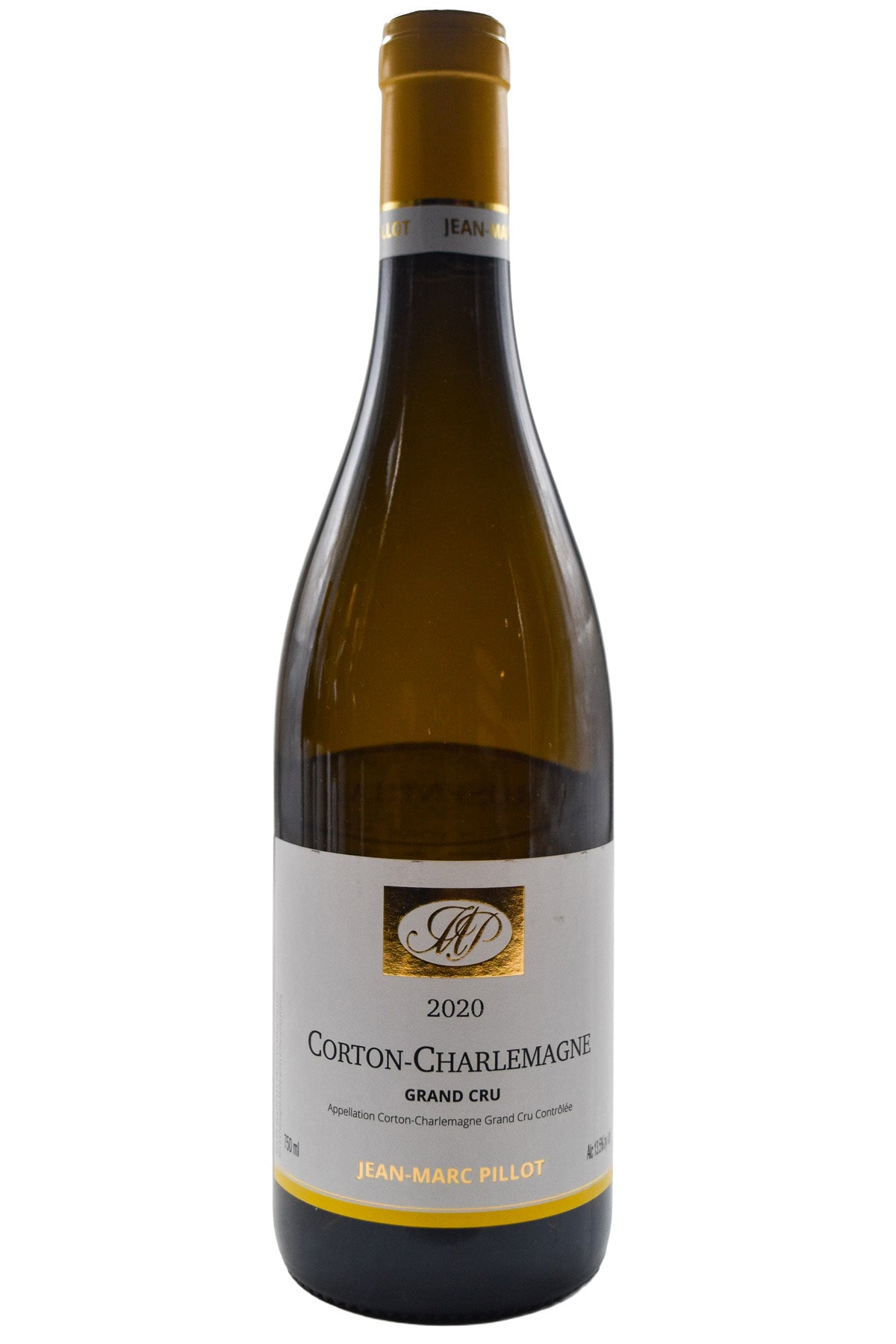 Bottle of Jean-Marc Pillot Corton Charlemagne Grand Cru 2020 [NET]-White Wine-Flatiron SF