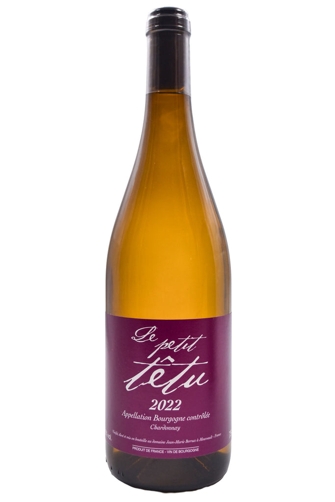 Bottle of Jean-Marie Berrux Bourgogne Blanc Le Petit Tetu 2022-Red Wine-Flatiron SF