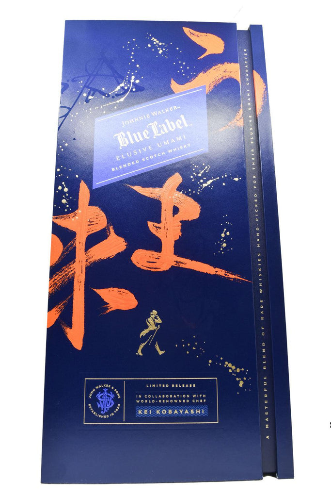 Bottle of Johnnie Walker Blue Label Elusive Umami Limited Edition Scotch-Spirits-Flatiron SF