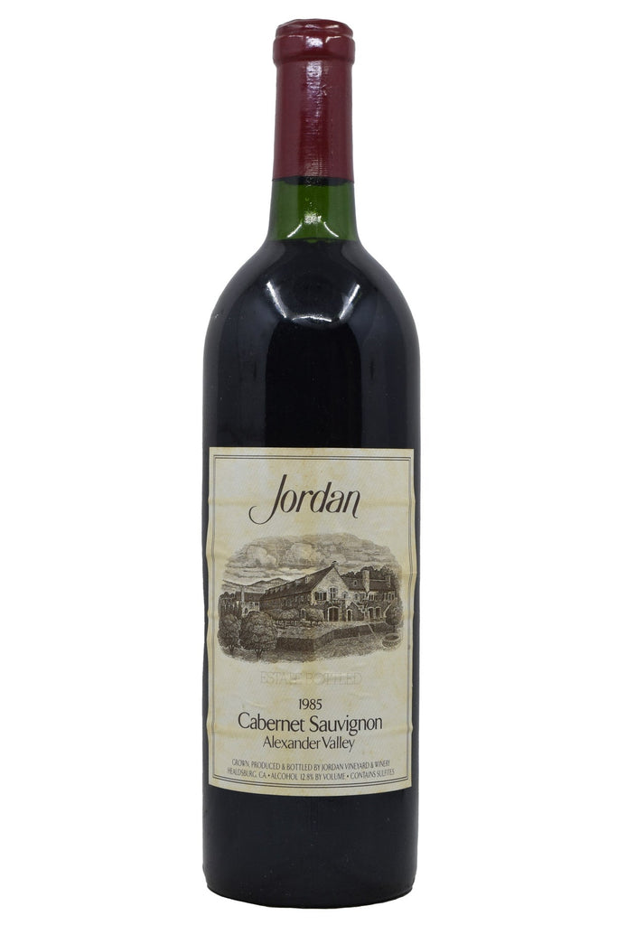 Bottle of Jordan Winery Alexander Valley Cabernet Sauvignon 1985-Red Wine-Flatiron SF