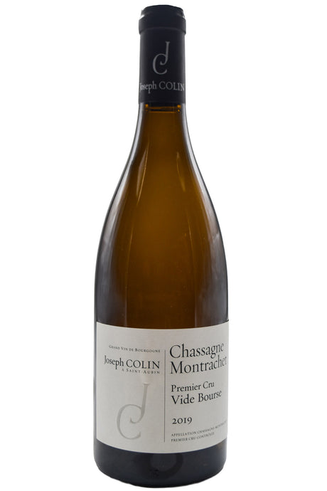 Bottle of Joseph Colin Chassagne Montrachet 1er Cru Vide Bourse 2019 [NET]-White Wine-Flatiron SF