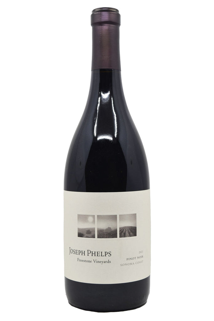 Bottle of Joseph Phelps Pinot Noir Freestone Vineyards 2021-Red Wine-Flatiron SF