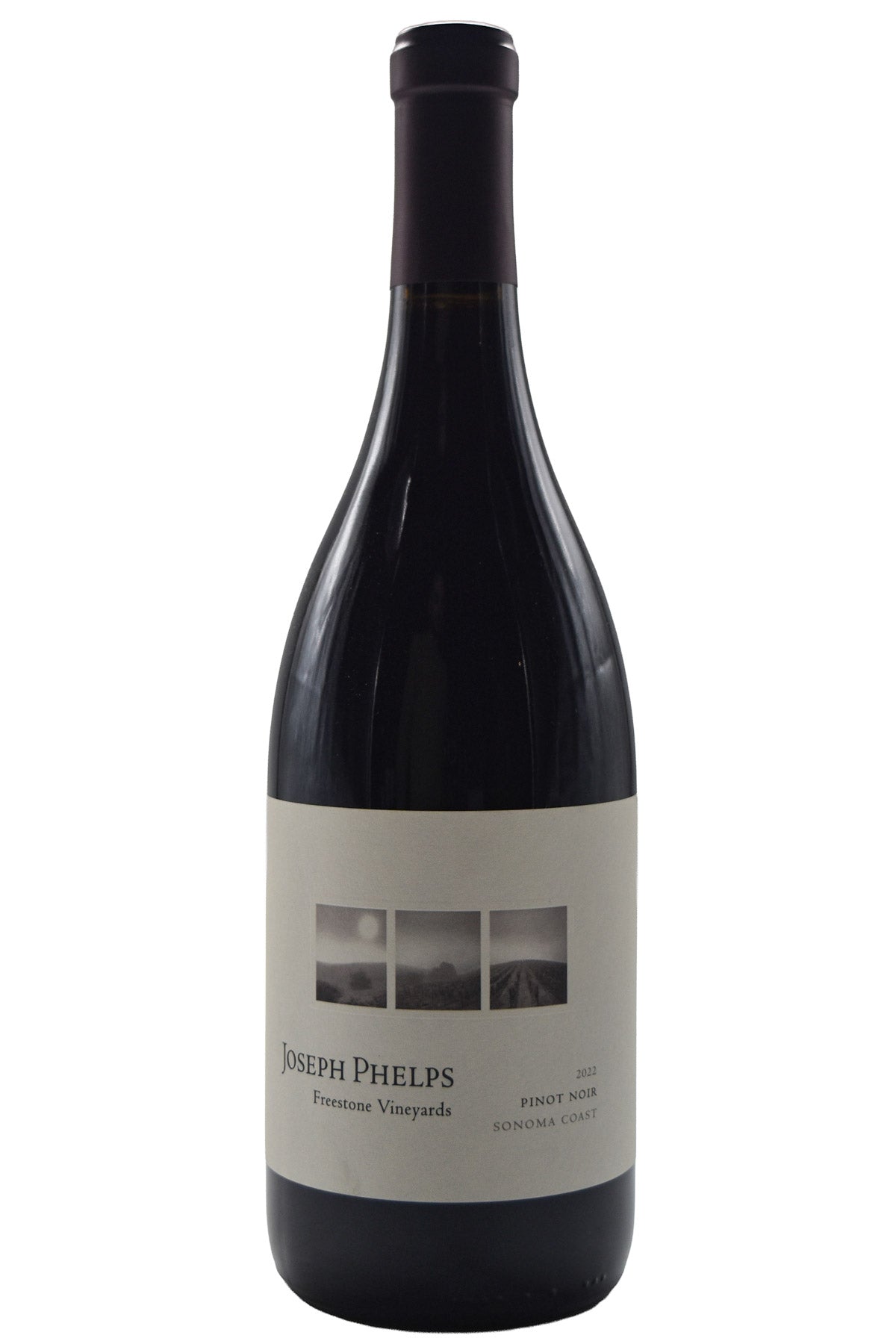 Bottle of Joseph Phelps Sonoma Coast Pinot Noir Freestone Vineyards Jupiter 2022-Red Wine-Flatiron SF