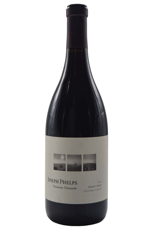 Bottle of Joseph Phelps Sonoma Coast Pinot Noir Freestone Vineyards Jupiter 2022-Red Wine-Flatiron SF