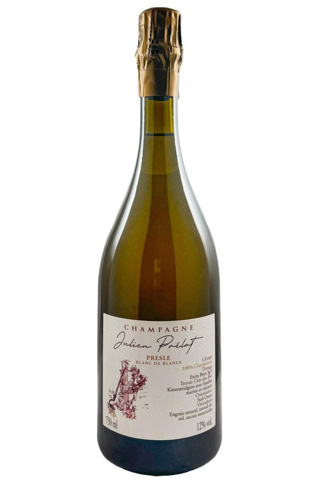 Bottle of Julien Prelat Champagne Blanc de Blancs Presle NV-Sparkling Wine-Flatiron SF