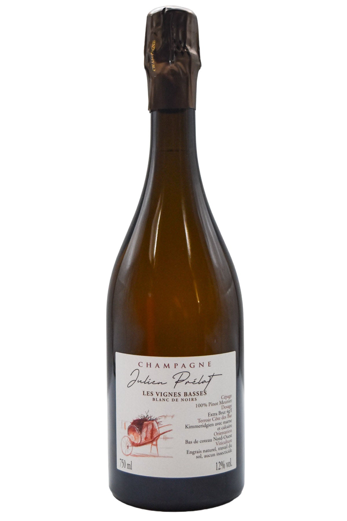 Bottle of Julien Prelat Champagne Blanc de Noirs Les Vignes Basses NV ['22 Base]-Sparkling Wine-Flatiron SF