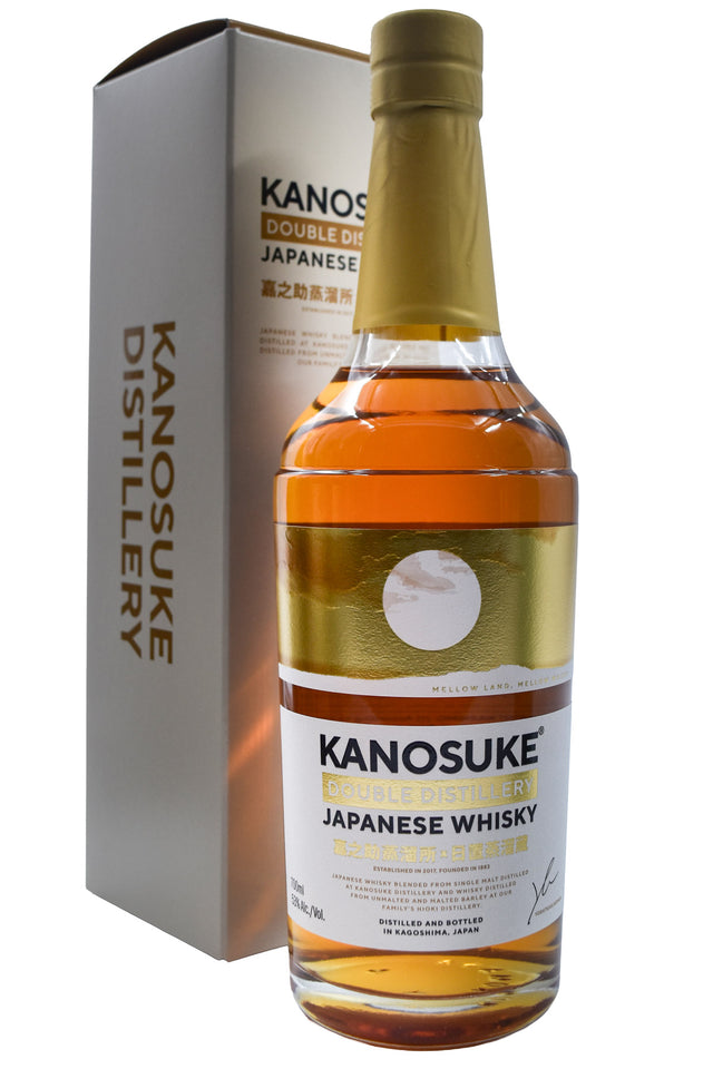 Bottle of Kanosuke Double Distillery Blended Japanese Whisky-Spirits-Flatiron SF