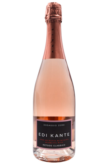 Bottle of Kante Spumante Metodo Classico Dosaggio Zero Rose NV-Sparkling Wine-Flatiron SF