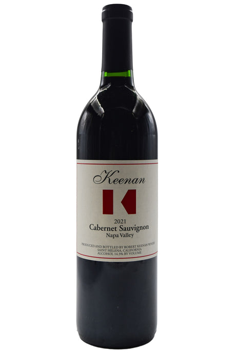 Bottle of Keenan Winery Napa Valley Cabernet Sauvignon 2021-Red Wine-Flatiron SF