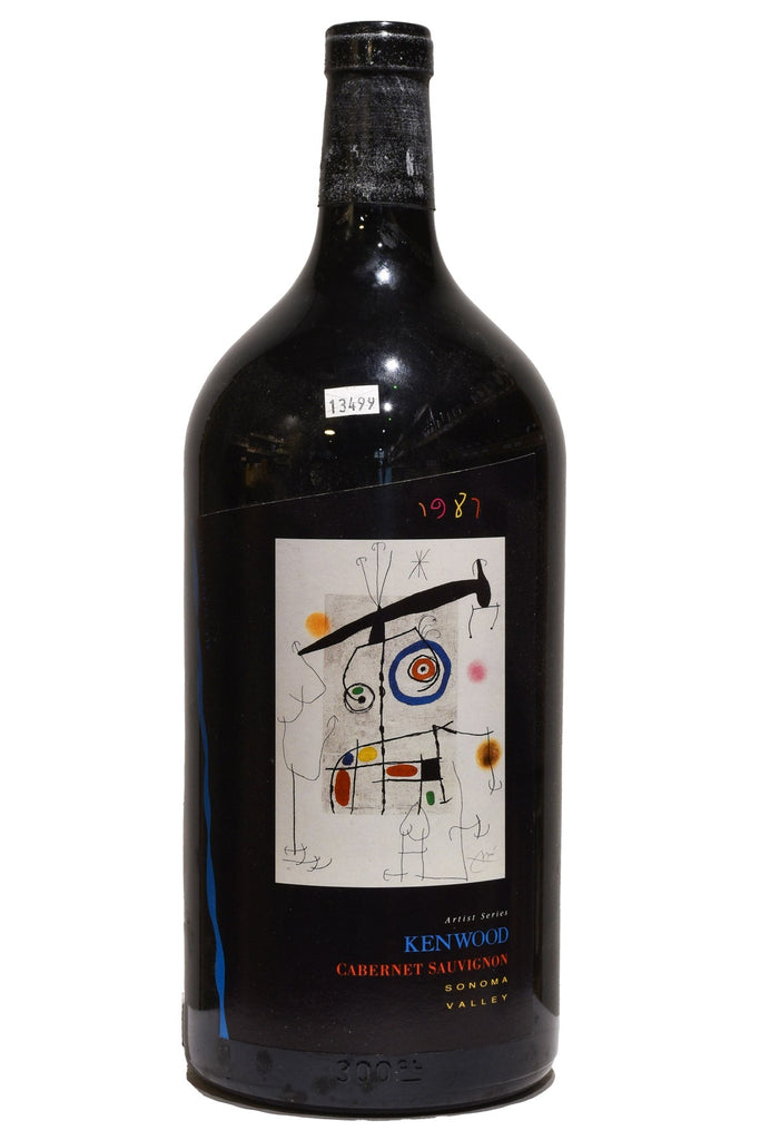 Bottle of Kenwood Sonoma Valley Cabernet Sauvignon Artist Series 1987 (3L)-Red Wine-Flatiron SF