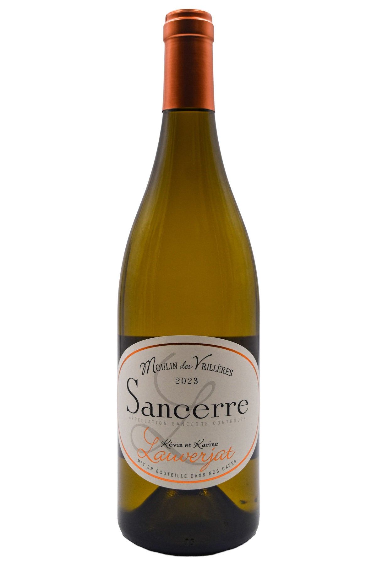 Bottle of Kevin et Karine Lauverjat (Moulin des Vrilleres) Sancerre 2023-White Wine-Flatiron SF