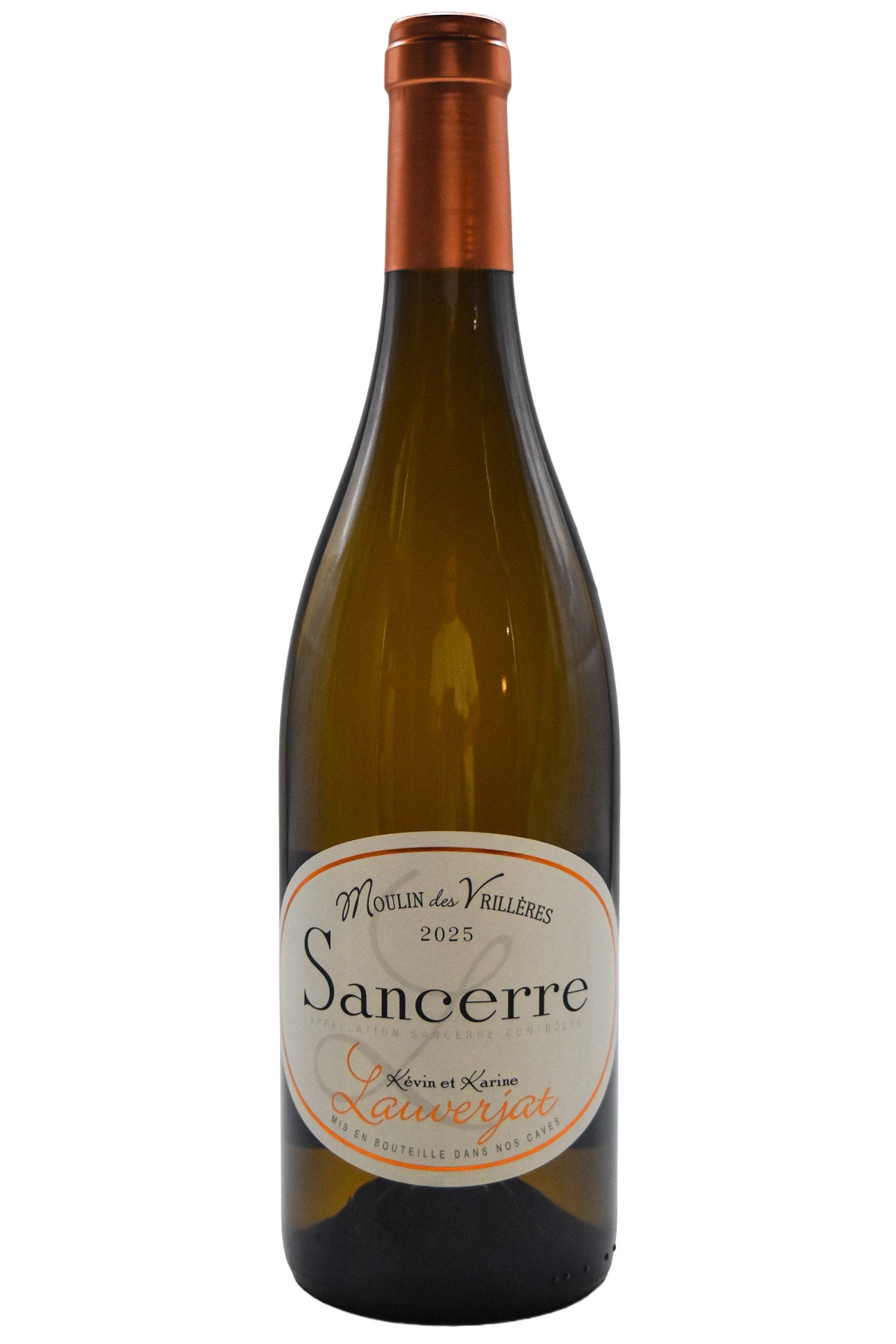 Bottle of Kevin et Karine Lauverjat (Moulin des Vrilleres) Sancerre 2025-White Wine-Flatiron SF