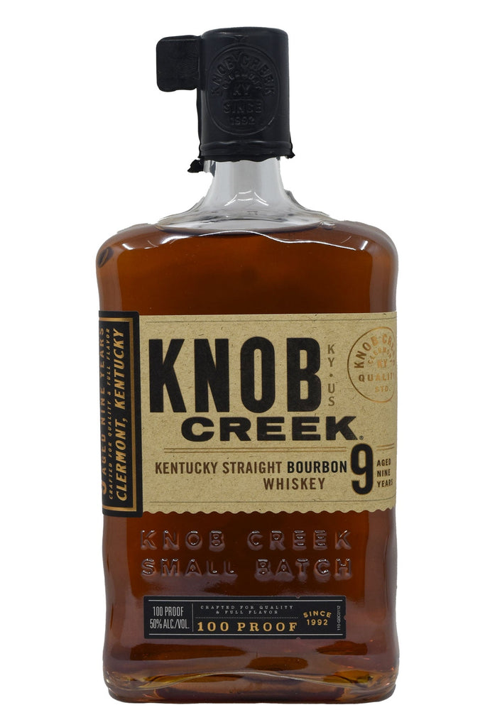 Bottle of Knob Creek 9 Year Small Batch Bourbon-Spirits-Flatiron SF