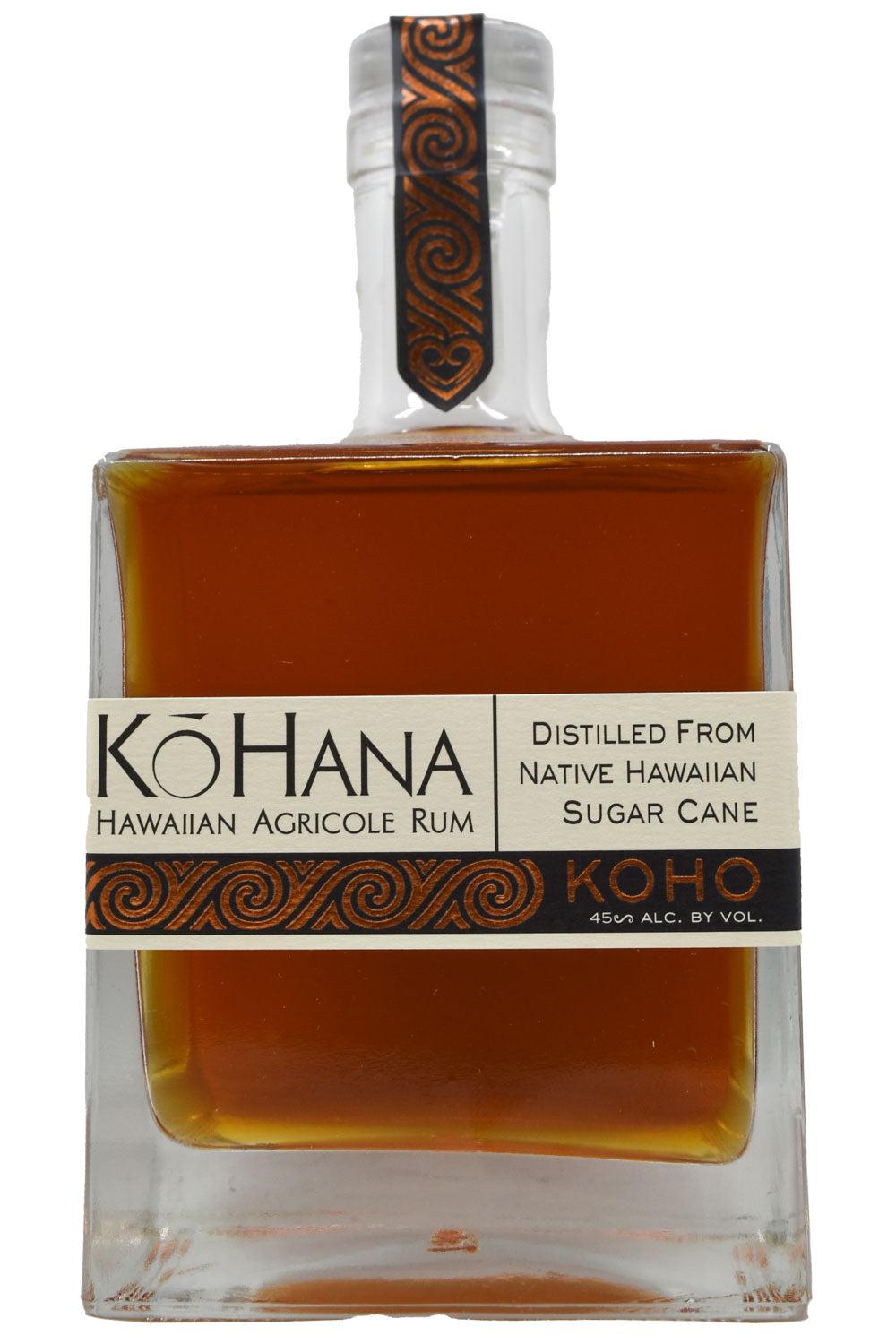 Bottle of Ko Hana Koho Barrel Aged Hawaiian Agricole Rum-Spirits-Flatiron SF