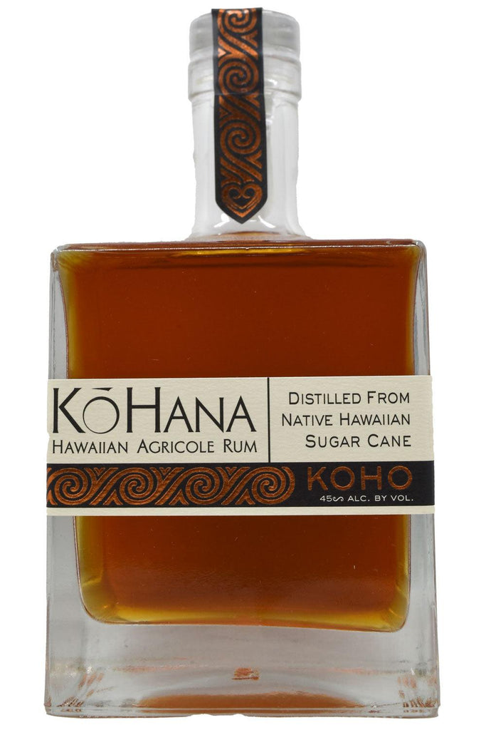 Bottle of Ko Hana Koho Barrel Aged Hawaiian Agricole Rum-Spirits-Flatiron SF