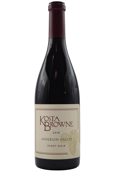 Bottle of Kosta Browne Anderson Valley Pinot Noir 2018-Red Wine-Flatiron SF