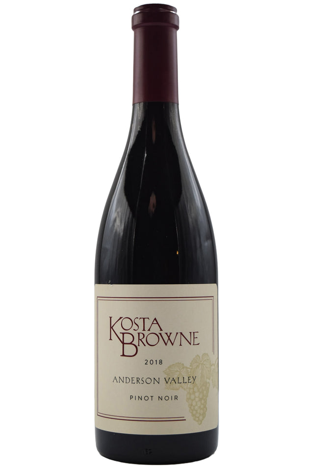 Bottle of Kosta Browne Anderson Valley Pinot Noir 2018-Red Wine-Flatiron SF