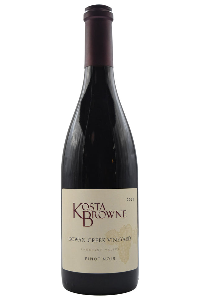 Bottle of Kosta Browne Anderson Valley Pinot Noir Gowan Creek Vineyard 2020-Red Wine-Flatiron SF