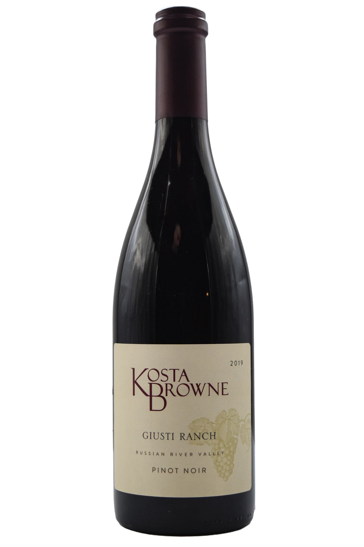 Bottle of Kosta Browne Russian River Valley Pinot Noir Giusti Ranch 2019-Red Wine-Flatiron SF
