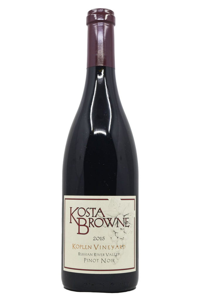 Bottle of Kosta Browne Russian River Valley Pinot Noir Koplen Vineyard 2015-Red Wine-Flatiron SF