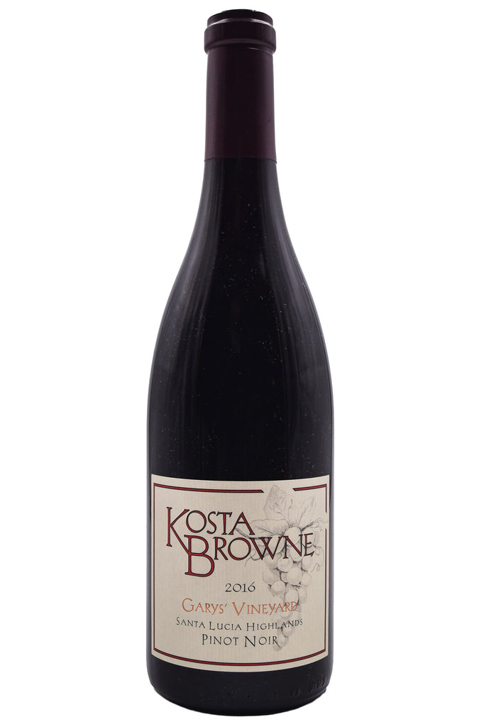 Bottle of Kosta Browne Santa Lucia Highlands Pinot Noir Garys' Vineyard 2016-Red Wine-Flatiron SF