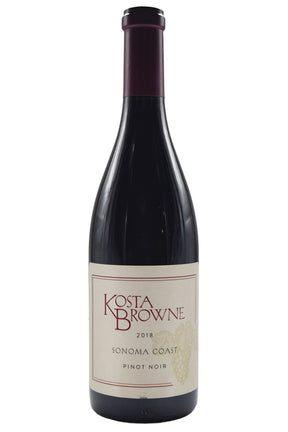 Bottle of Kosta Browne Sonoma Coast Pinot Noir 2018-Red Wine-Flatiron SF