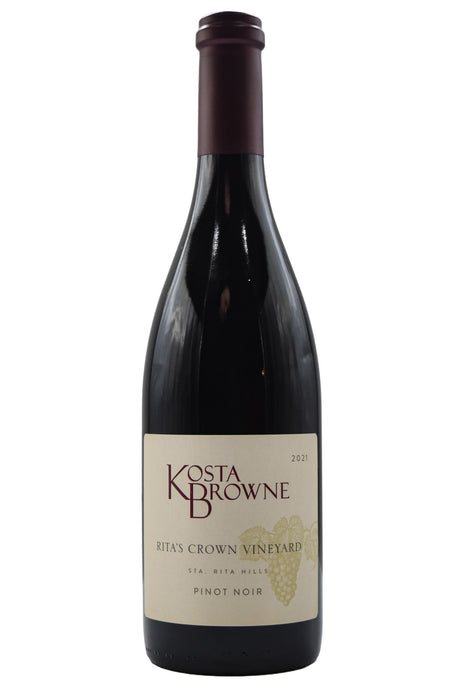 Bottle of Kosta Browne Sta. Rita Hills Pinot Noir Rita's Crown 2021-Red Wine-Flatiron SF