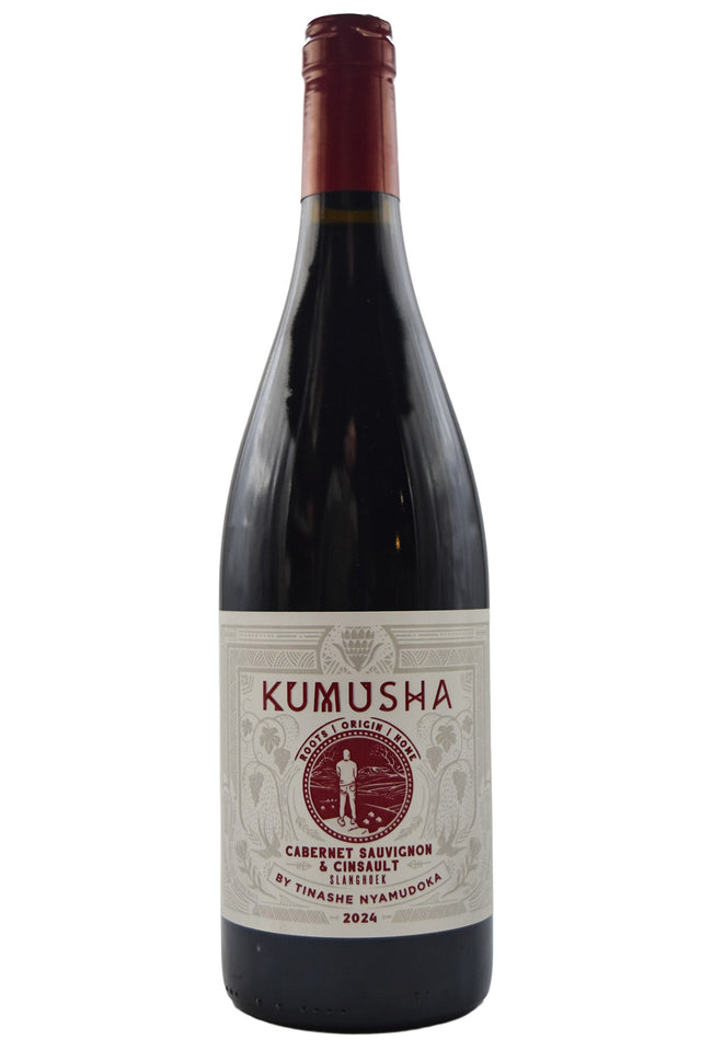 Bottle of Kumusha Cabernet-Cinsault Red Blend 2024-Red Wine-Flatiron SF