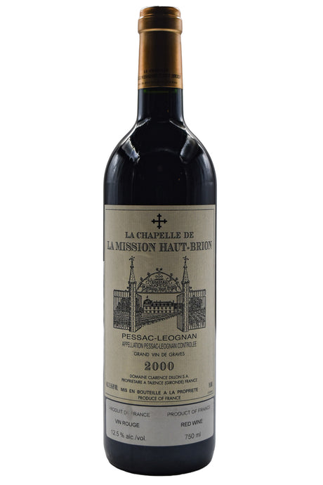Bottle of La Chapelle de la Mission Haut-Brion Pessac-Leognan 2000-Red Wine-Flatiron SF