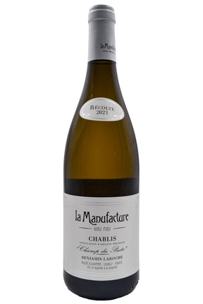 Bottle of La Manufacture Chablis Champs du Puits 2023-White Wine-Flatiron SF