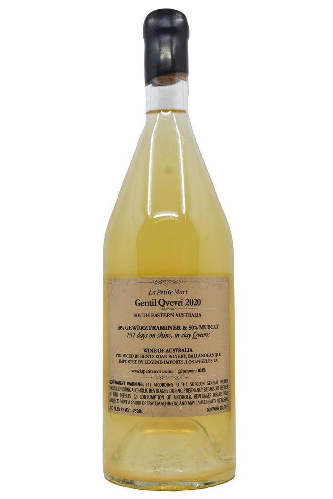 Bottle of La Petite Mort Gentil Qvevri 2020-Orange Wine-Flatiron SF