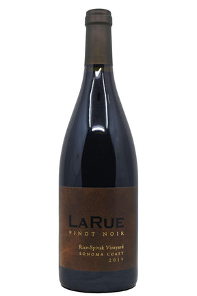 Bottle of LaRue Sonoma Coast Pinot Noir Rice-Spivak 2019-Red Wine-Flatiron SF