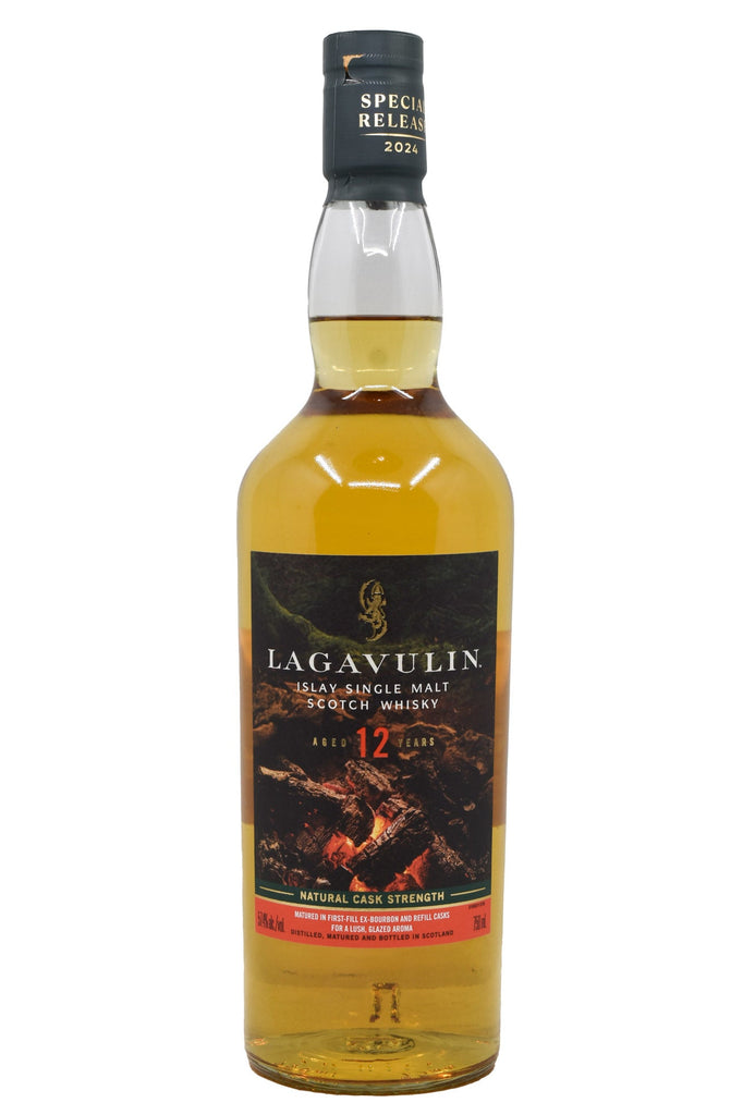 Bottle of Lagavulin 12 Year Old Single Malt Scotch Whisky 2024 Special Release Fireside Tales-Spirits-Flatiron SF