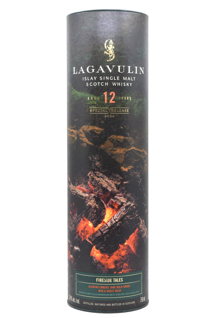 Bottle of Lagavulin 12 Year Old Single Malt Scotch Whisky 2024 Special Release Fireside Tales-Spirits-Flatiron SF
