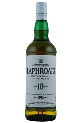 Bottle of Laphroaig Single Malt Scotch 10 Year-Spirits-Flatiron SF